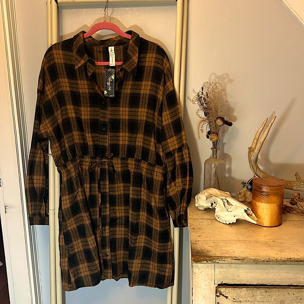NWT 2023 Plaid Dress